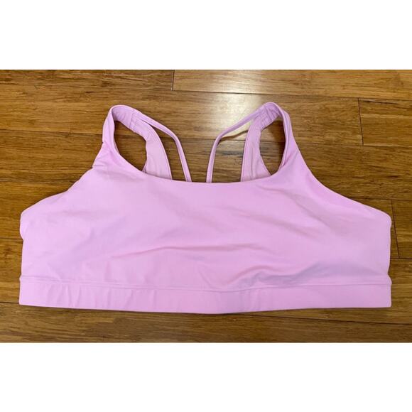 LOT OF 2 NWT Athleta Exhale Bra 3X D-DD-Santorini Blue AND Opaque Lilac $98 - Picture 9 of 10